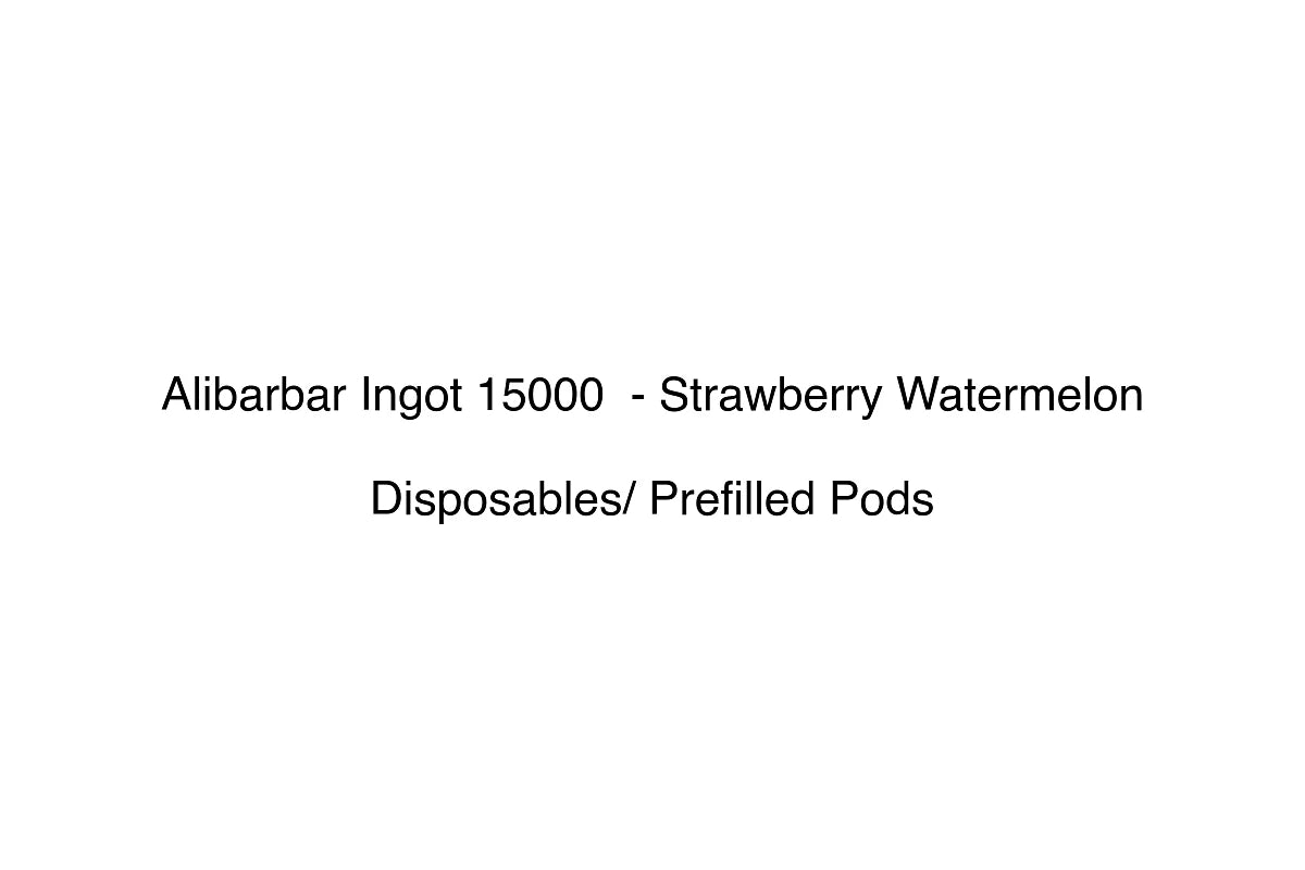 Alibarbar Ingot 15000  - Strawberry Watermelon - Disposables/ Prefilled Pods