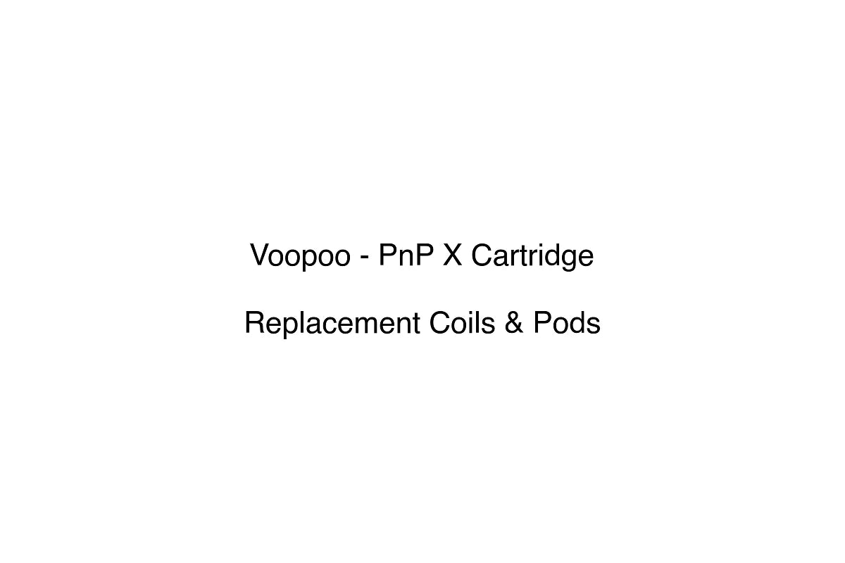 Voopoo - PnP X Cartridge - Replacement Coils & Pods