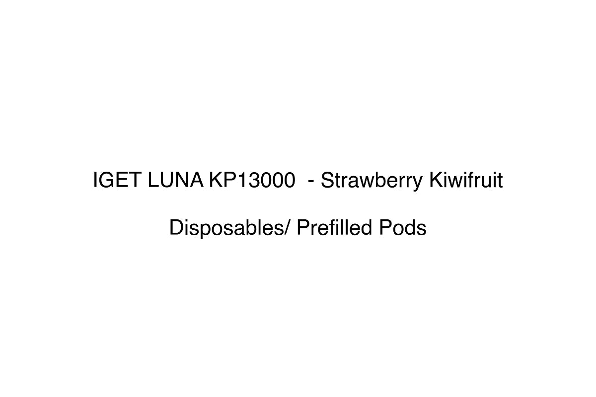IGET LUNA KP13000  - Strawberry Kiwifruit - Disposables/ Prefilled Pods