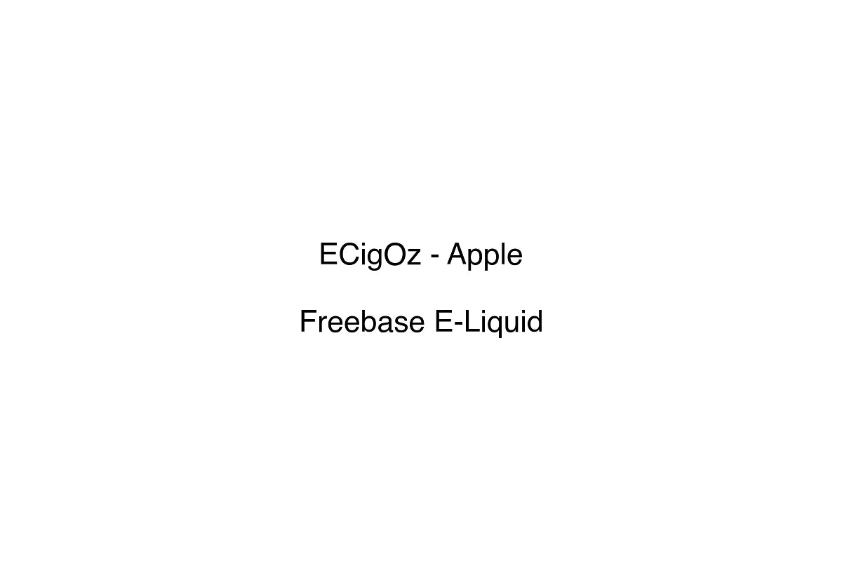 ECigOz - Apple - Freebase E-Liquid