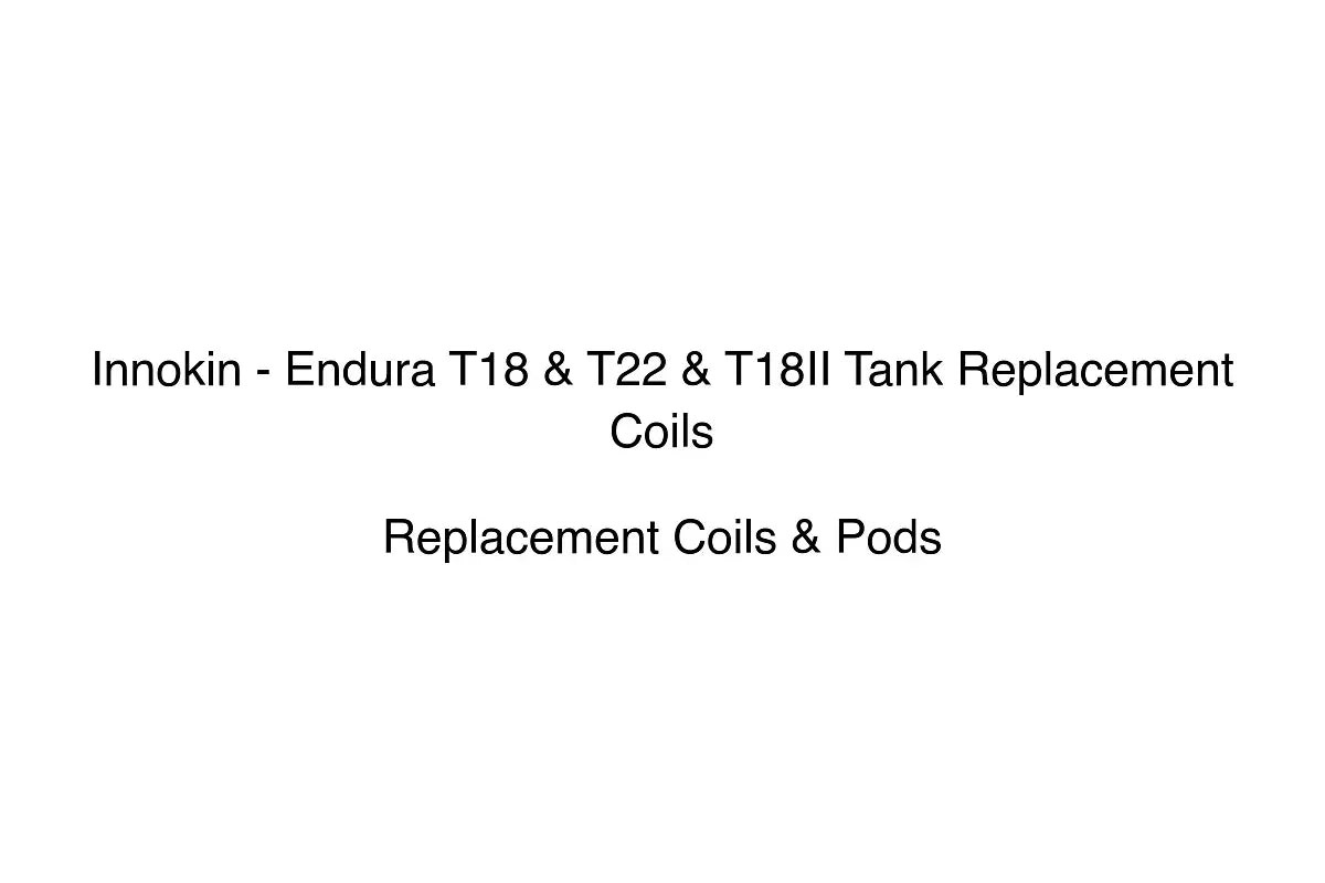 Innokin - Endura T18 & T22 & T18II Tank Replacement Coils - Replacement Coils & Pods