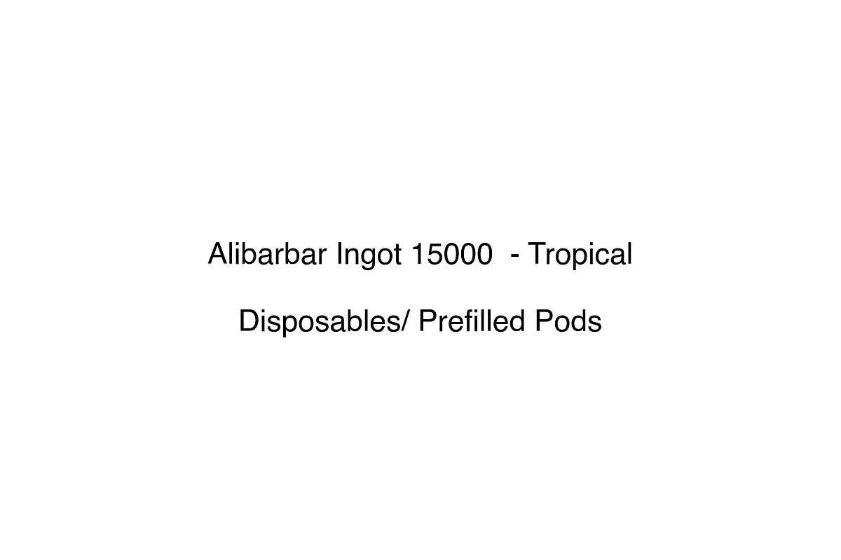 Shop Alibarbar Ingot 15000 Disposable/Prefilled Vape & Devices Online | Vape Vend Shop Alibarbar Ingot 15000 Disposable/Prefilled Vape & Devices Online | Vape Vend