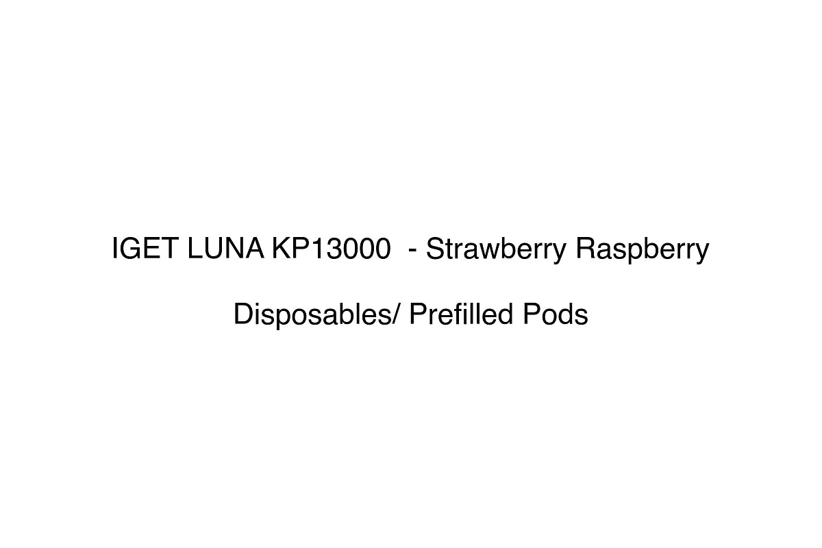 IGET LUNA KP13000  - Strawberry Raspberry - Disposables/ Prefilled Pods
