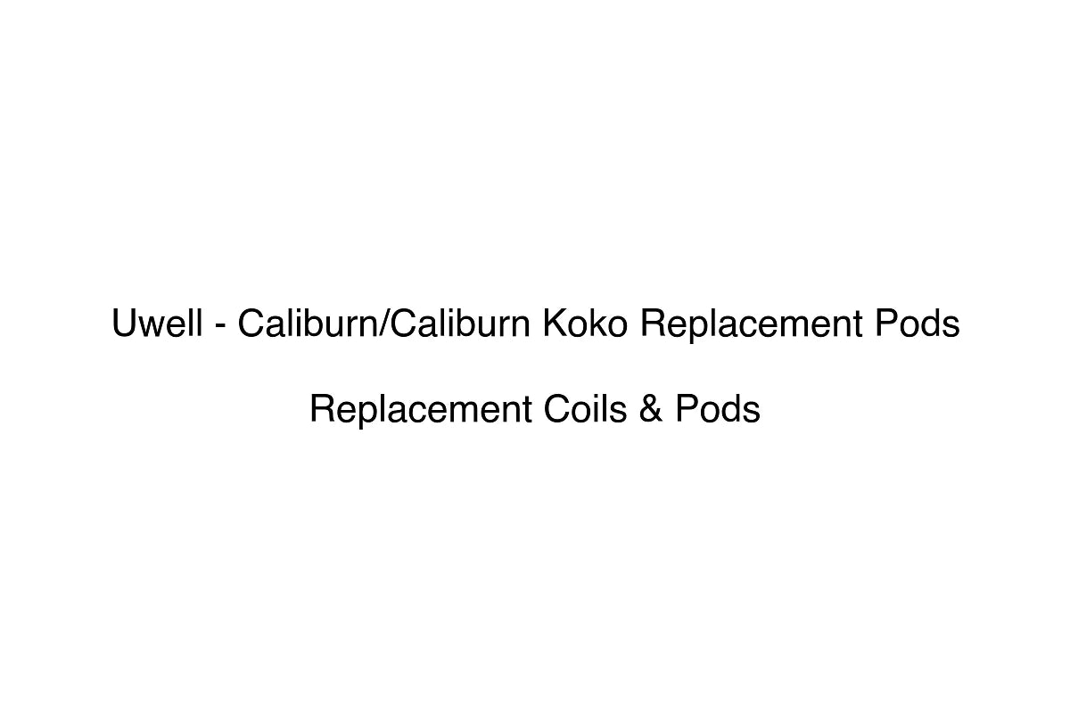 Uwell - Caliburn/Caliburn Koko Replacement Pods - Replacement Coils & Pods