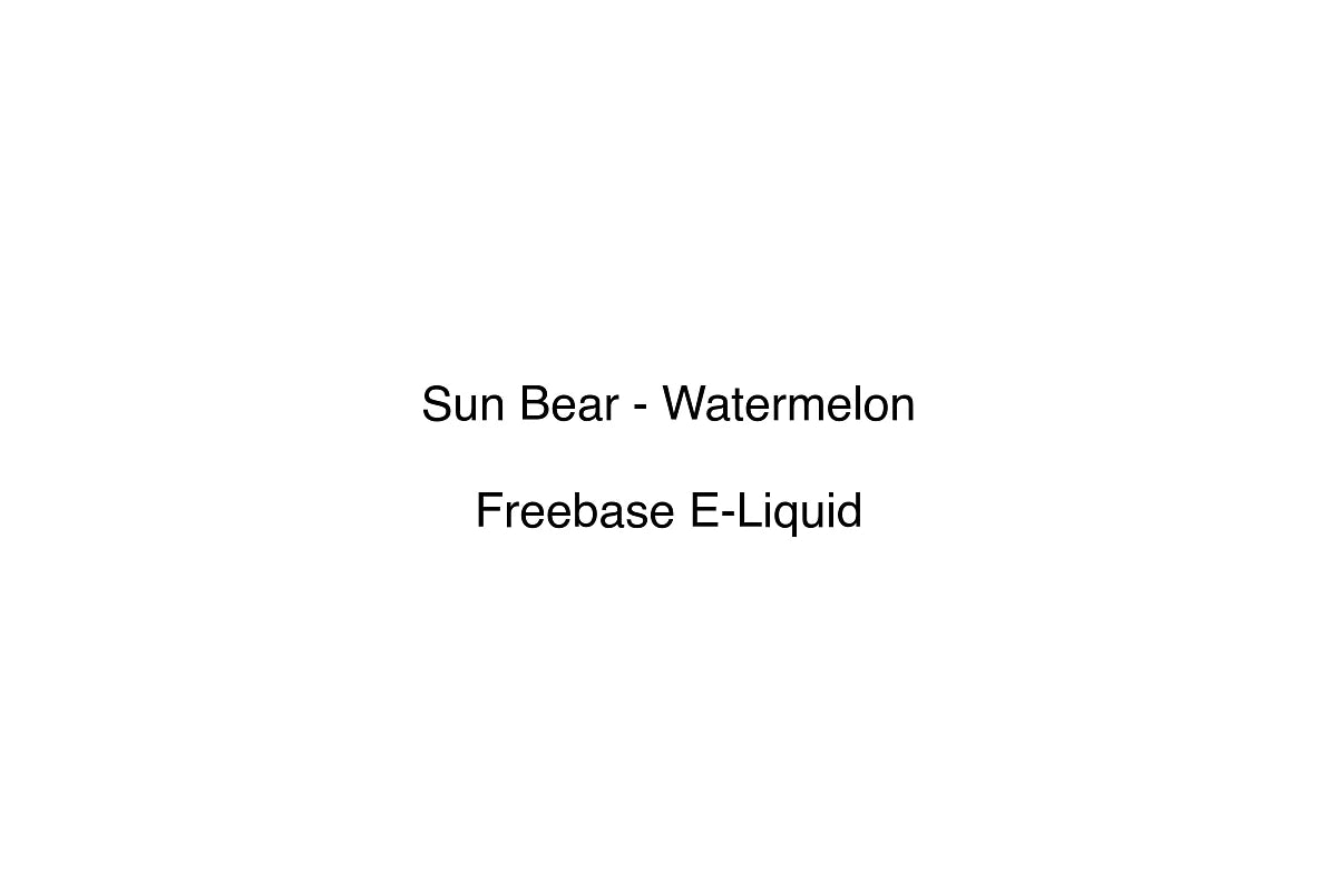 Sun Bear - Watermelon - Freebase E-Liquid