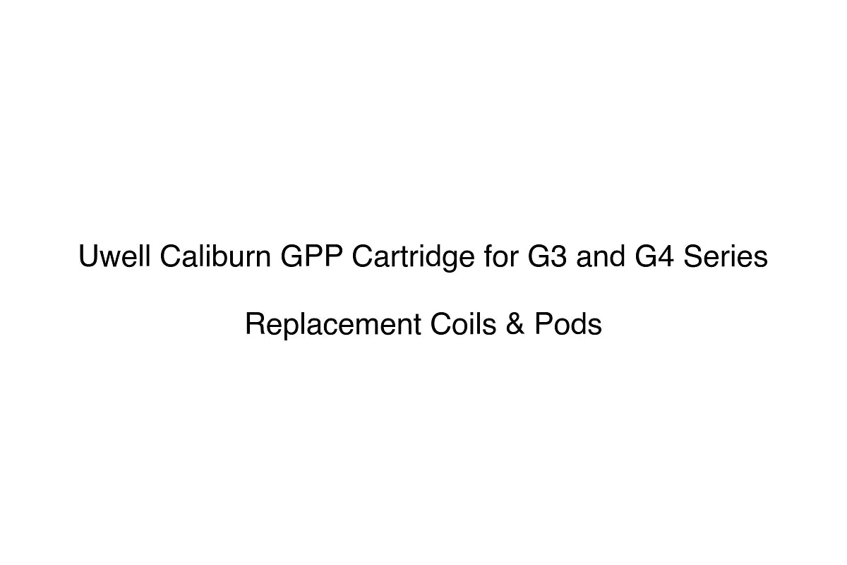 Uwell Caliburn GPP Cartridge for G3 and G4 Series - Replacement Coils & Pods