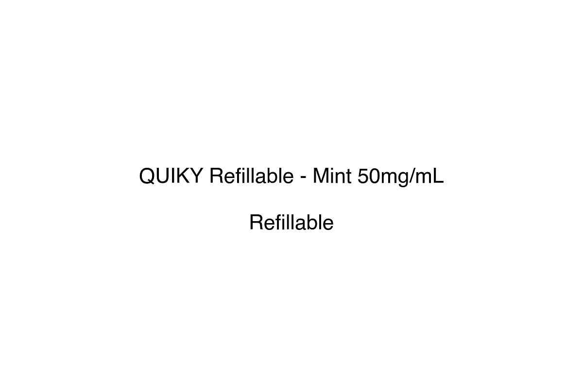 QUIKY Refillable - Mint 50mg/mL - Refillable