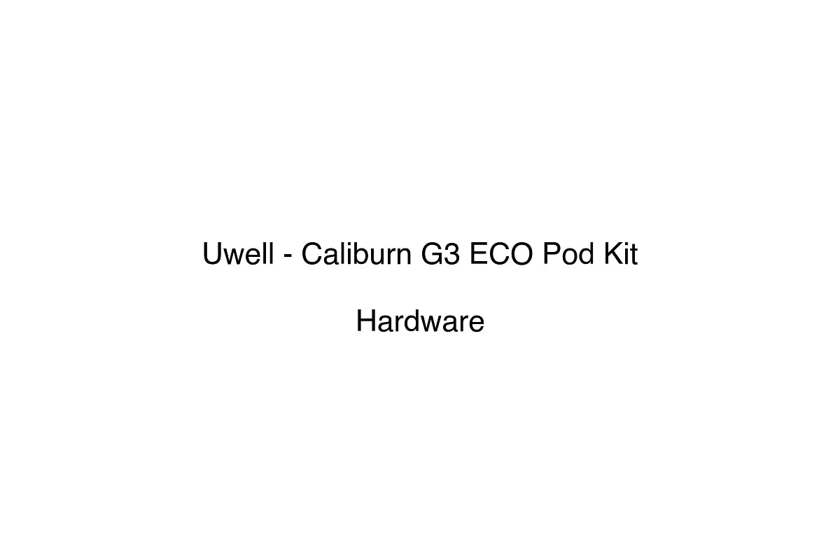 Uwell - Caliburn G3 ECO Pod Kit - Hardware
