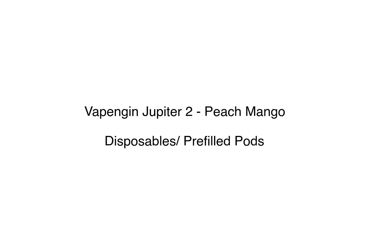 Vapengin Jupiter 2 - Peach Mango - Disposables/ Prefilled Pods