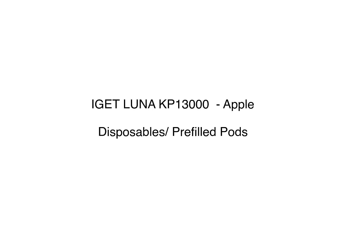 IGET LUNA KP13000  - Apple - Disposables/ Prefilled Pods
