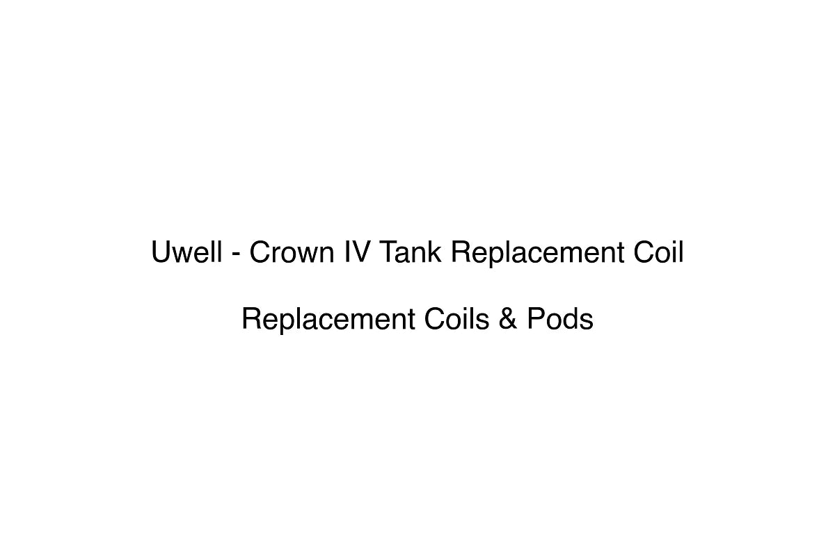 Uwell - Crown IV Tank Replacement Coil - Replacement Coils & Pods