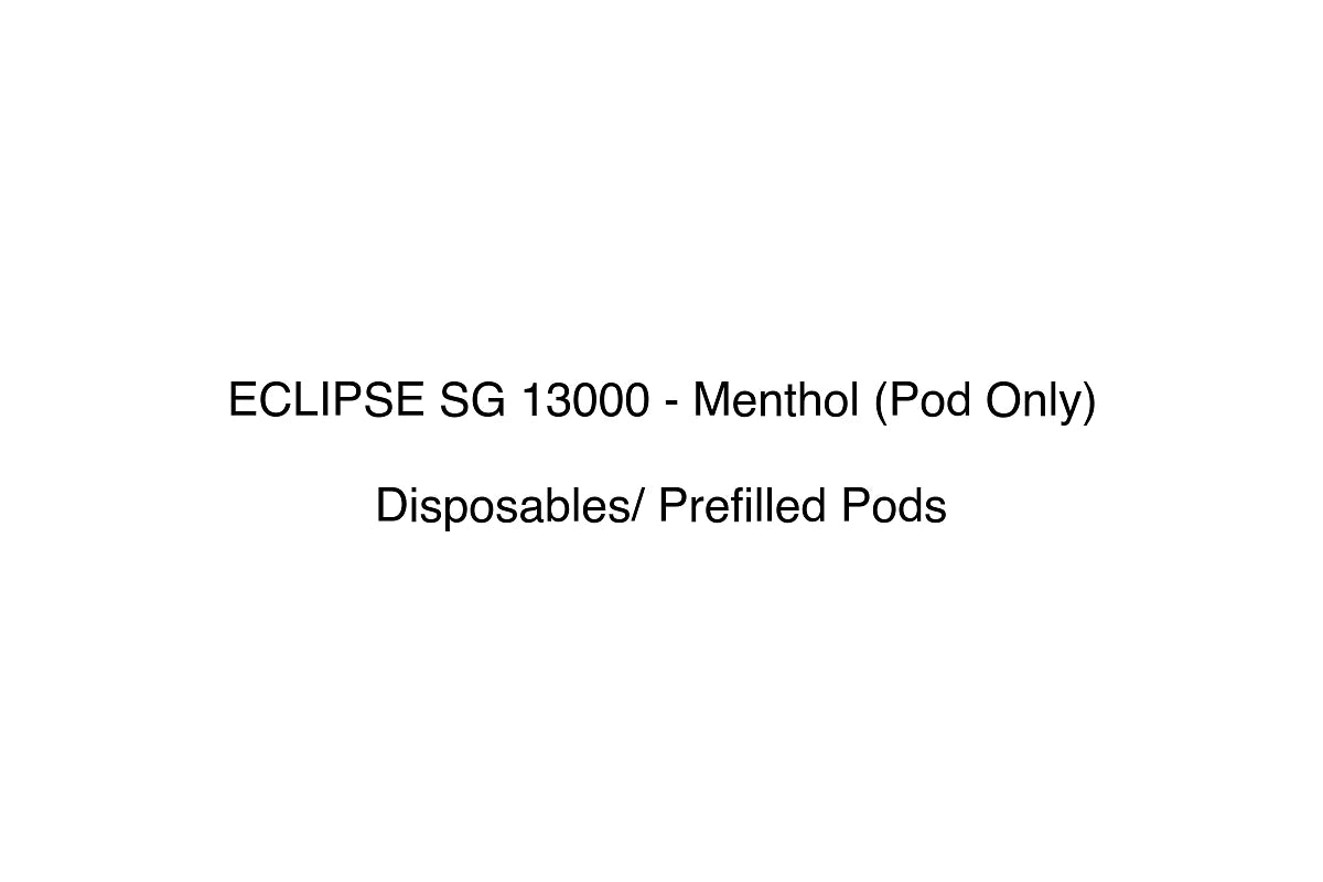 ECLIPSE SG 13000 - Menthol (Pod Only) - Disposables/ Prefilled Pods