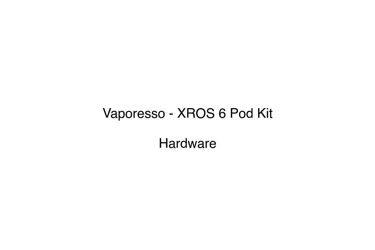 Vaporesso - XROS 6 Pod Kit - Hardware
