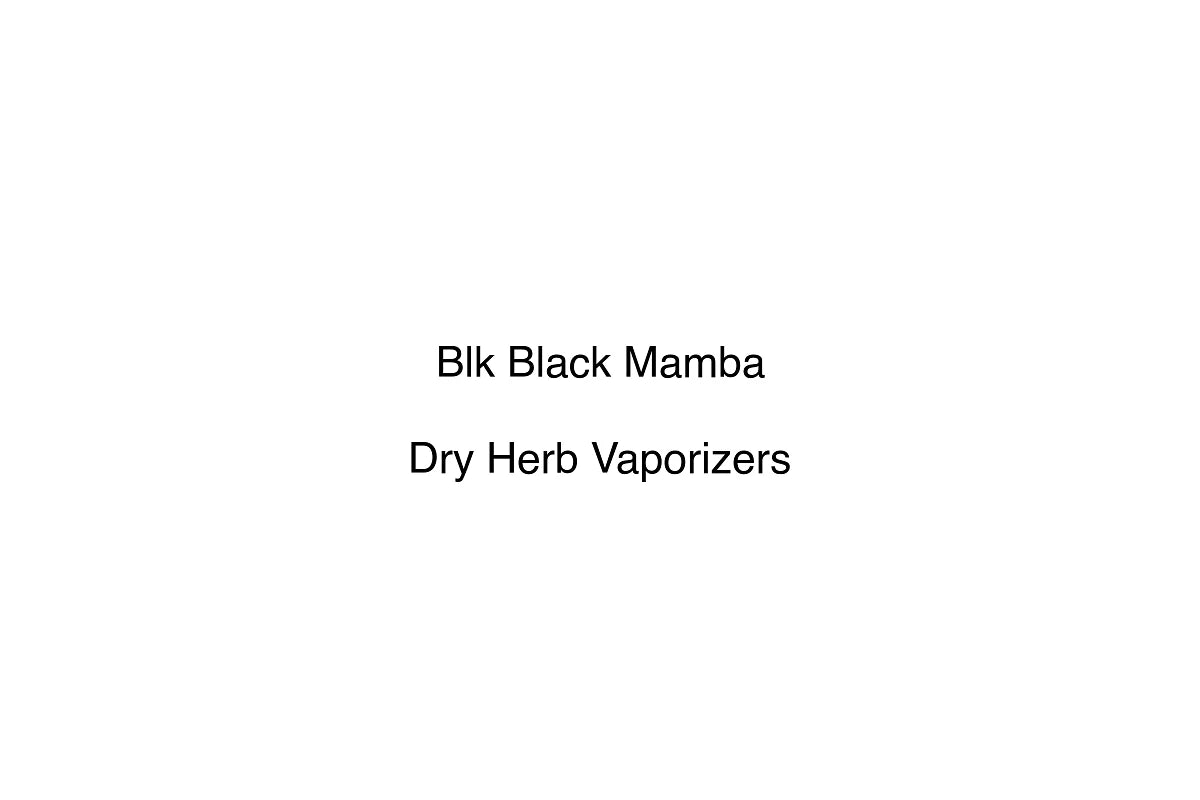 Blk Black Mamba - Dry Herb Vaporizers