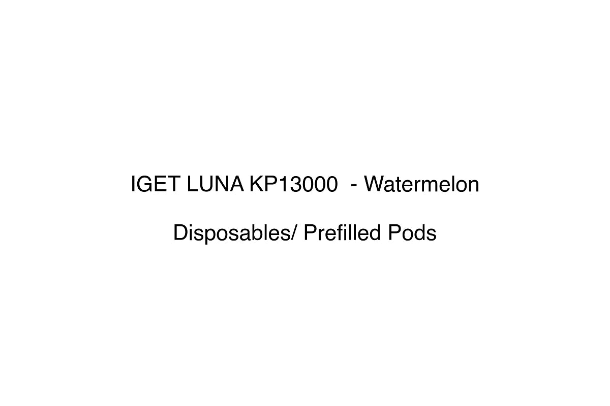 IGET LUNA KP13000  - Watermelon - Disposables/ Prefilled Pods