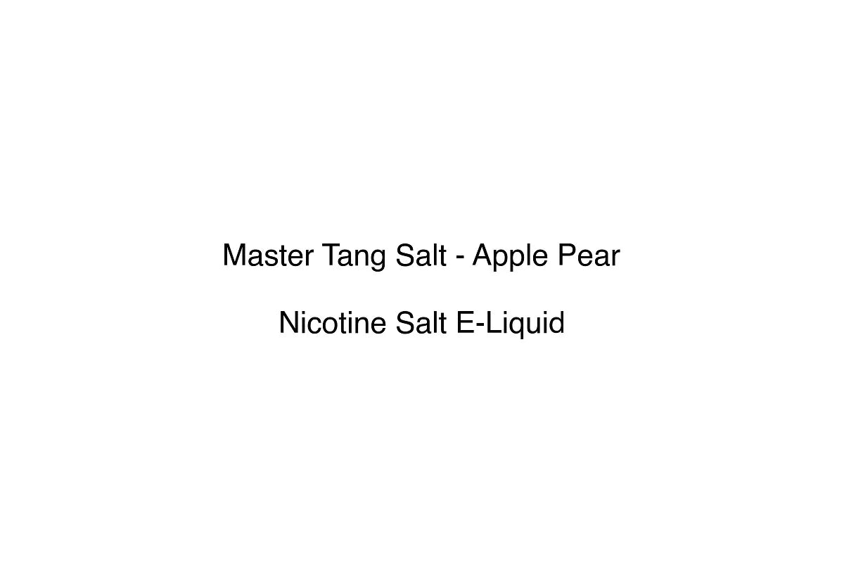 Master Tang Salt - Apple Pear - Nicotine Salt E-Liquid
