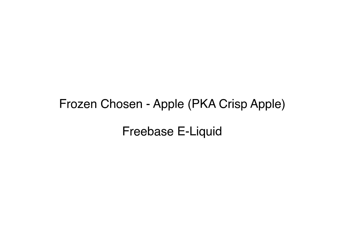 Frozen Chosen - Apple (PKA Crisp Apple) - Freebase E-Liquid