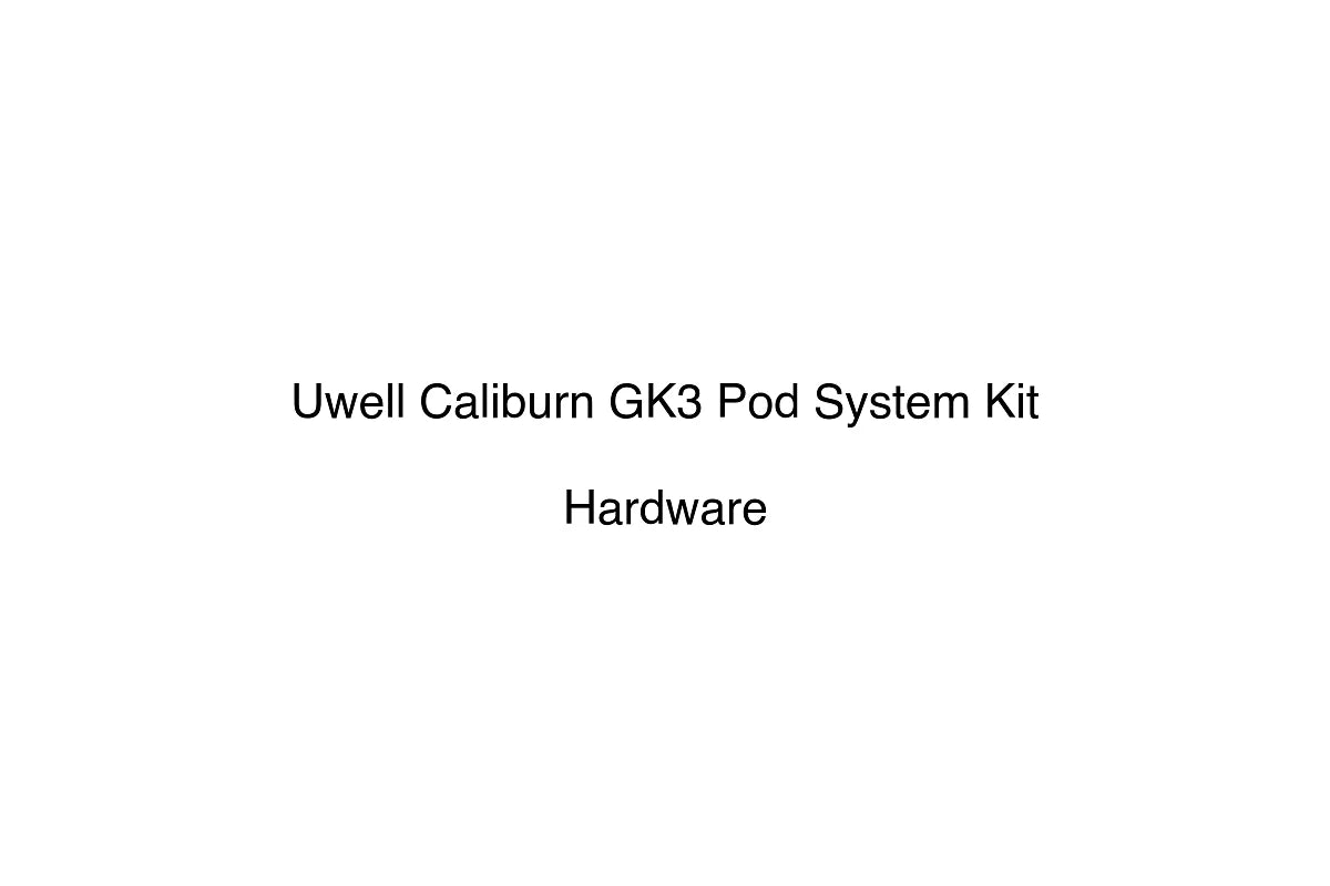 Uwell Caliburn GK3 Pod System Kit - Hardware