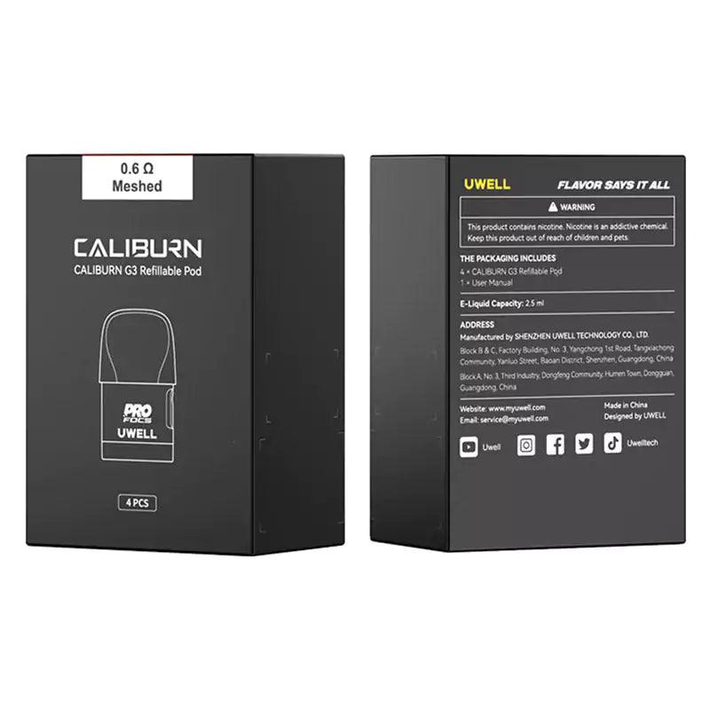 Uwell - Caliburn G3/GK3/G3 ECO Replacement Pods - Vape Vend